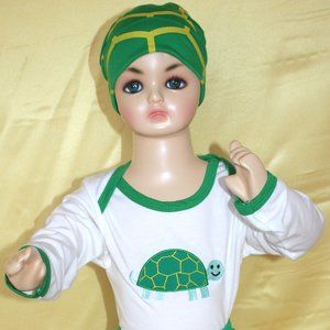 Turtle matching pajama set